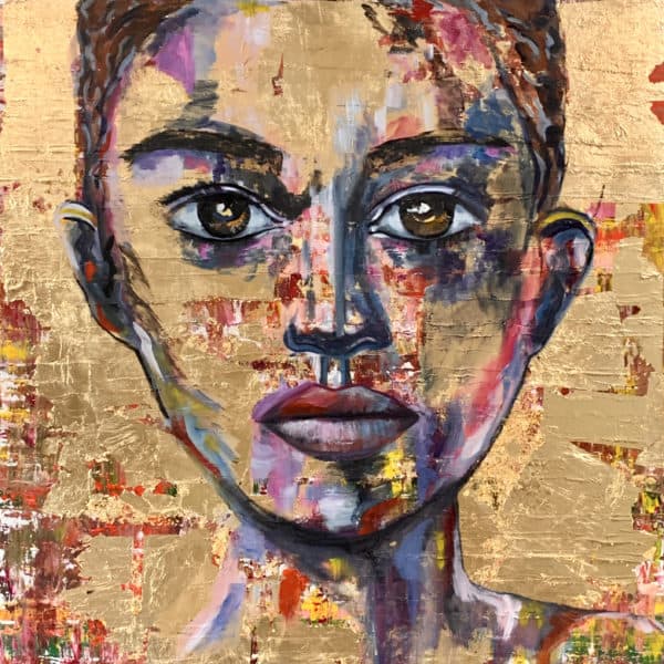 Collette - Original Portrait Artwork by Ronit Galazan at RonitGallery