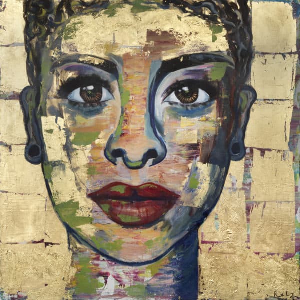 Genevieve - Original Portrait Artwork by Ronit Galazan at RonitGallery