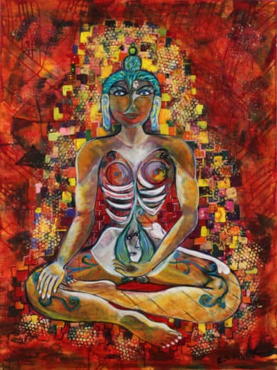 Goddess Within - Original Portrait Artwork by Ronit Galazan at RonitGallery