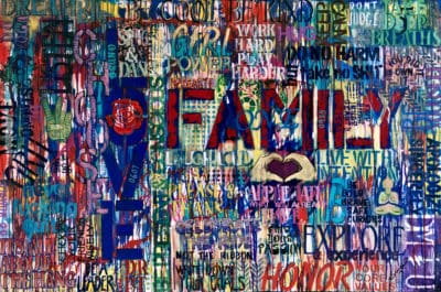 It's All About the Hang - Original Word Art / Graffiti Artwork by Ronit Galazan at RonitGallery