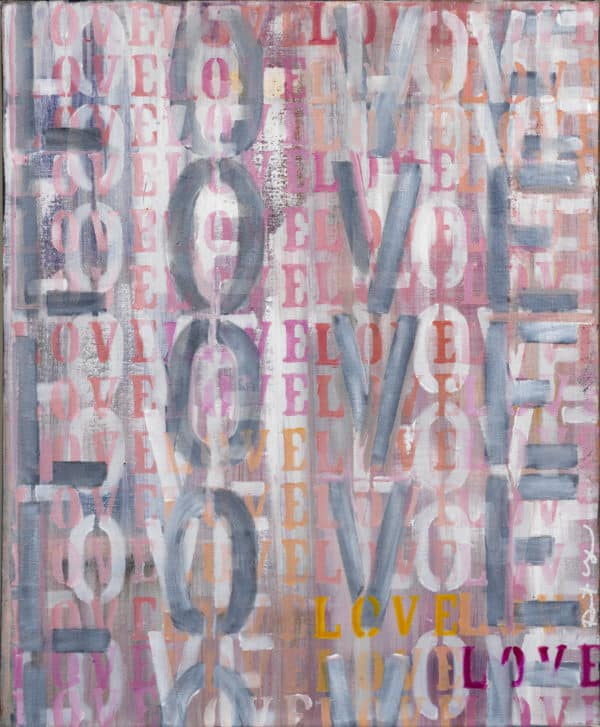 Love - Original Word Art / Graffiti Artwork by Ronit Galazan at RonitGallery