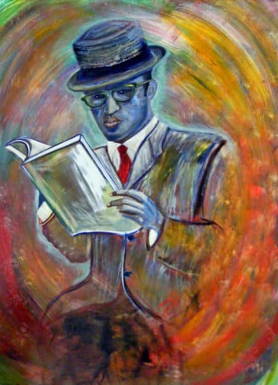 Time to Read - Original Portrait Artwork by Ronit Galazan at RonitGallery