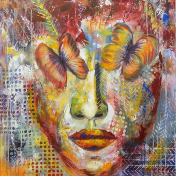 Visions of Catie - Original Portrait Artwork by Ronit Galazan at RonitGallery