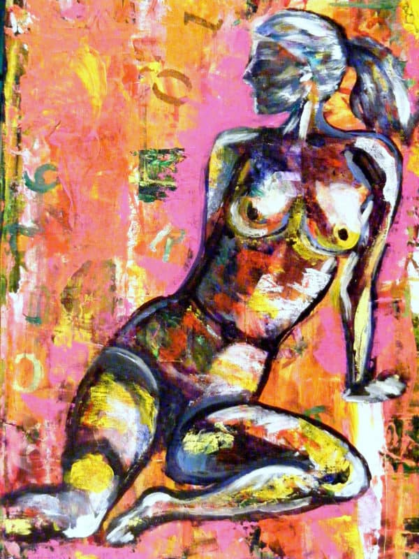 Woman I - Original Portrait Artwork by Ronit Galazan at RonitGallery