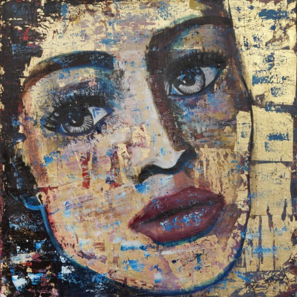 Yearning - Original Portrait Artwork by Ronit Galazan at RonitGallery